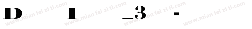 Didot Italic_3生成器字体转换